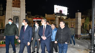 محافظ الفيوم يتفقد ليلًا الأعمال النهائية لتطوير منطقة السواقي | صور