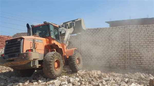 إزالة التعديات بالمنيا