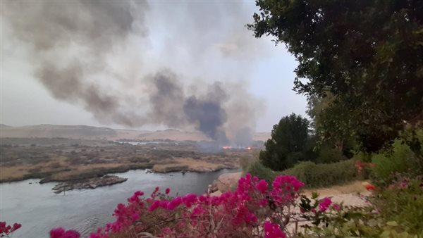 حريق محمية سالوجا