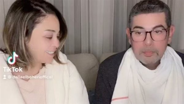 داليا البحيري وزوجها