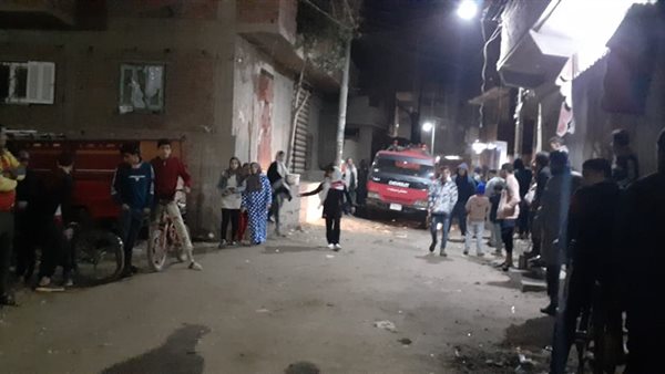 حريق هائل في محل