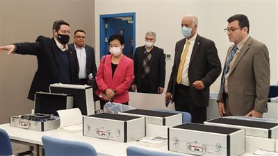  وفد من جامعة لويفيل الأمريكية يزور جامعة العلمين الدولية 