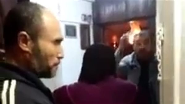 لحظة الاعتداء على