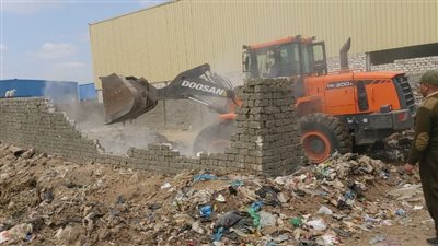 إزالة 118 حالة تعدٍ على أراضي الدولة في المنوفية 