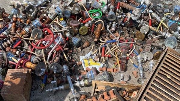 اعدام 120 شيشة في