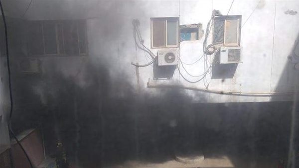 حريق مستشفى أسيوط