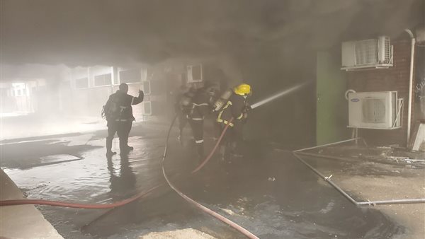 حريق مستشفى أسيوط