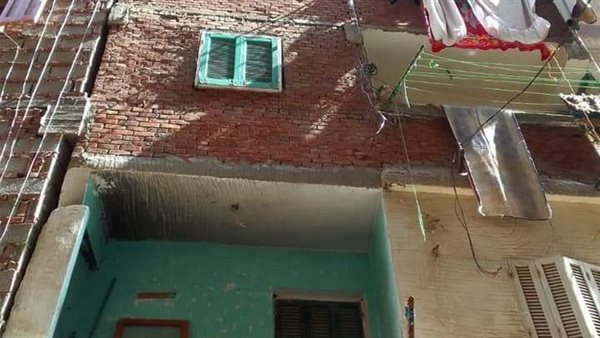 انهيار سقف عقار داخلى