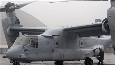 تحطم مقاتلة حربية أميركية من طراز أوسبري في-22 شمال النرويج