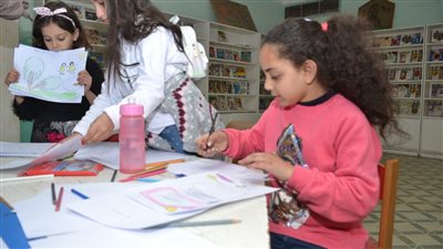 ورش متنوعة للأطفال على هامش فعاليات مهرجان الإسماعيلية
