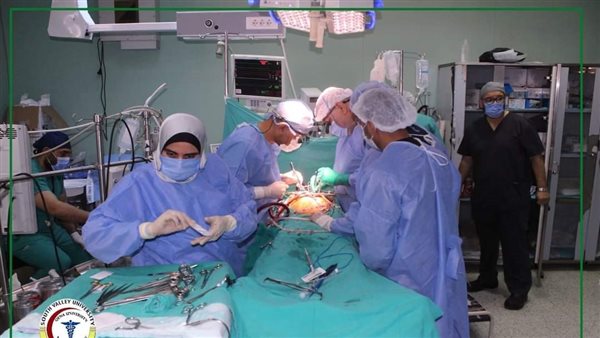 الفريق الطبي أثناء