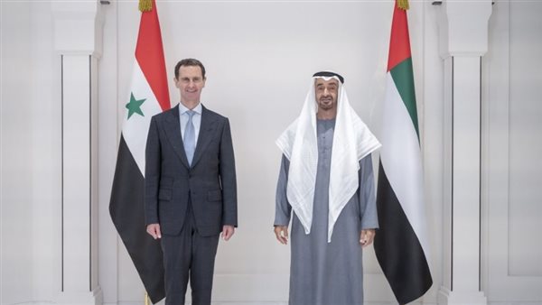 محمد بن زايد وبشار