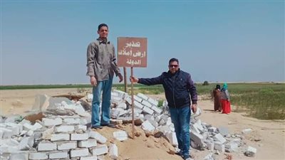 إزالة 14 حالة تعدٍ بالبناء المخالف واسترداد 30 فدانًا بالمنيا