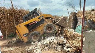 نائب محافظ القليوبية يقود حملة إزالة للتعديات على أراضي الدولة والمخالفين بقرى القناطر 