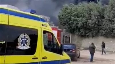 إصابة 5 أشخاص في حريق محل بطنطا