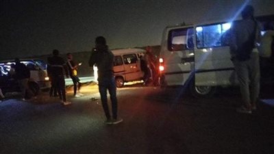 مصرع وإصابة 3 أشخاص في حادث تصادم بالبحيرة