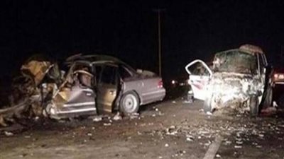 إصابة 15 شخصا في حادث تصادم على طريق شبرا بنها الحر بالقليوبية 