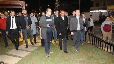 محافظ المنوفية يتفقد ممشى الشهداء الجديد ومعرض أهلًا رمضان | صور