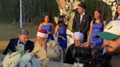 بعد عام على وفاة زوجته.. ياسر فرج يحتفل بزفافه بحضور نجوم الفن