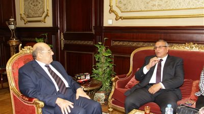 رئيس الشيوخ خلال استقباله عبد السند يمامة: الوفد جناح كبير في تاريخ الحياة السياسية