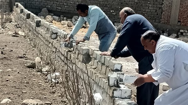 إزالة تعديات في الفيوم