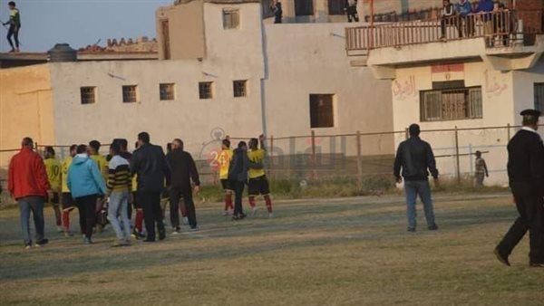 الاشتباكات خلال المباراة