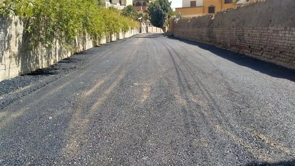 رصف الشوارع بأسيوط