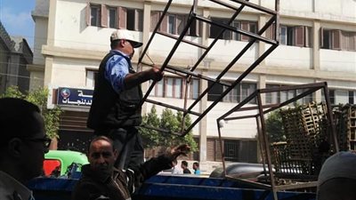 رفع 1082 حالة إشغال متنوع بمراكز البحيرة (صور)