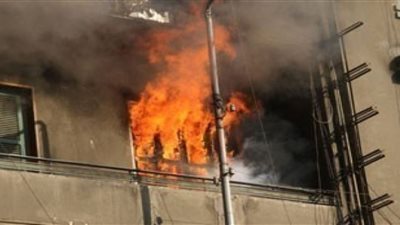 احتراق زوجين في شقتهما بالمنصورة