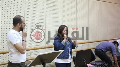 ريهام عبد الحكيم تبدأ بروفات حفلتها الغنائية بمهرجان الموسيقى العربية (صور)