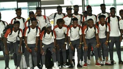 مجموعة مصر.. بعثة منتخب غانا الأوليمبي تصل القاهرة (صور)