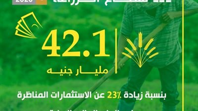 42.1 مليار جنيه.. “التخطيط” تعلن مستهدفات قطاع الزراعة بخطة عام 19/2020