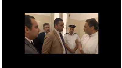 أعضاء نيابة أمن الدولة العليا فى زيارة ميدانية لمنطقة سجون طرة (فيديو)