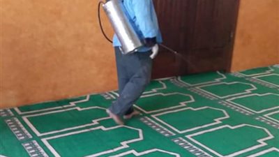 أغطية خرسانية لبلاعات المطر ورش المسجد في دمياط