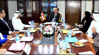 وفد إماراتي بالقاهرة للاستفادة من تجربة مصر في علاج الإدمان (صور)