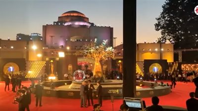 شاهد.. التجهيزات النهائية لمهرجان القاهرة السينمائي قبل دقائق من حفل الافتتاح (فيديو)