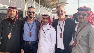 محمد كريم في السعودية لحضور انطلاق “فورميولا E” (صور)
