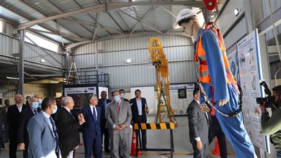 وزير القوى العاملة يتفقد مركز التدريب للسلامة والصحة المهنية بمشروع مونوريل بالعاصمة الإدارية 