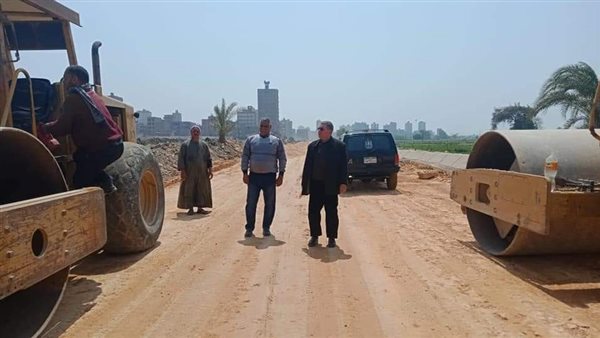 رصف الطرق بالمنيا