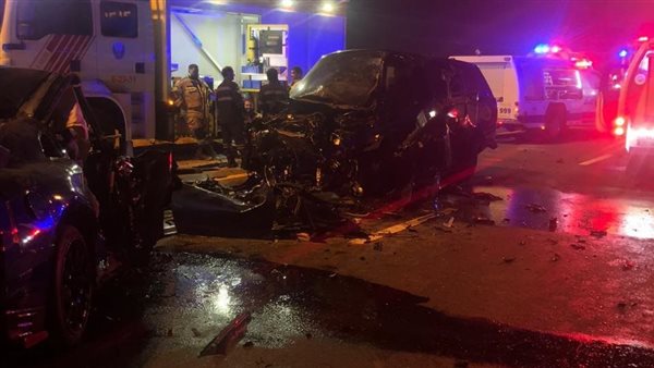  تفحم سيارات في حريق