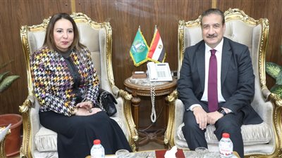 محافظ المنوفية يستقبل نائب وزير الاتصالات وتكنولوجيا المعلومات للتطوير المؤسسي