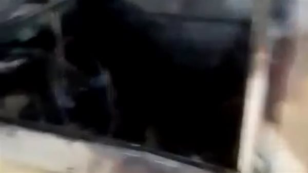 السيارة المحروقة