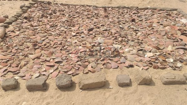 مقتنيات الفخار المُكتشفة