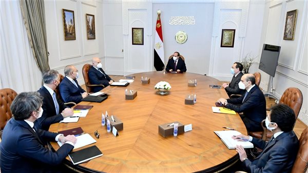  لقاء السيسي مع شركة