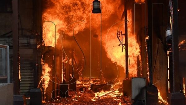 حريق المباركية 