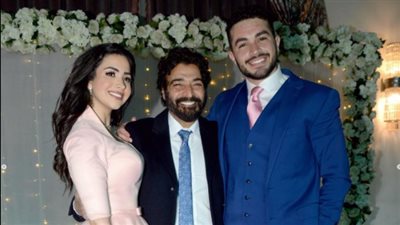 لقطات من حفل خطبة نبيلة ابنة الفنان حميد الشاعري | صور وفيديو 