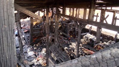 بعد السيطرة عليه.. 30 صورة ترصد آثار حريق مخزن أخشاب بولاق أبو العلا