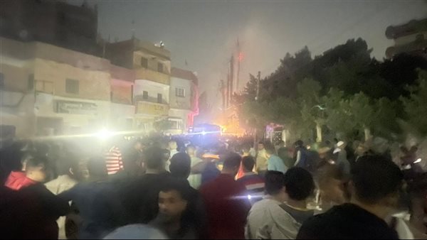 حريق في سيارتي نقل