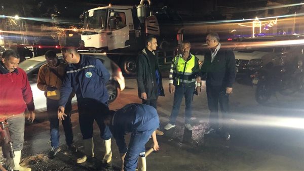 انفجار ماسورة مياه