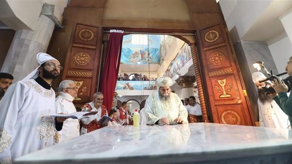 تدشين كنيسة السيدة